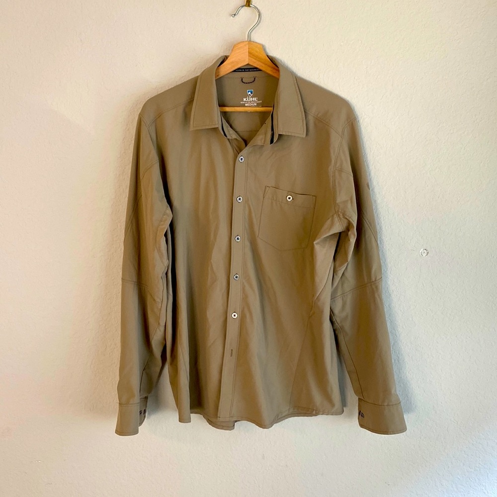 Kuhl button up long sleve casual shirt